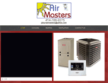 Tablet Screenshot of airmasterswi.com